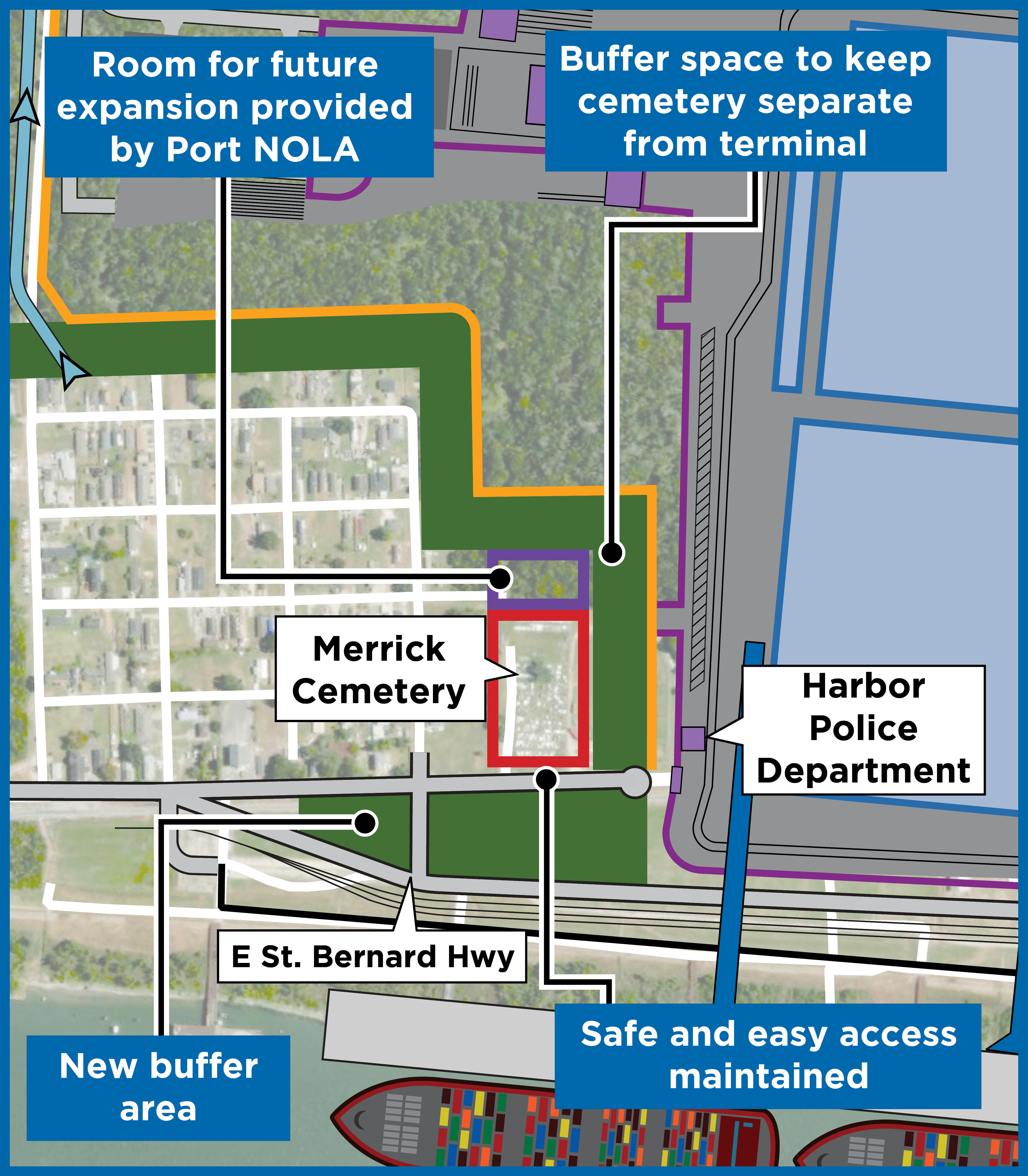 Merrick Cemetery Map