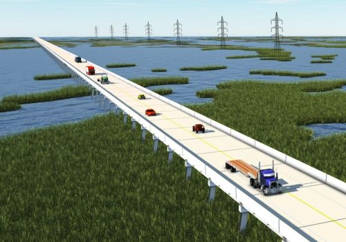 Conceptual Rendering of Roadway Project